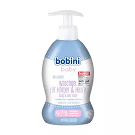 Гель для тела и волос BOBINI с экстрактом ромашки BABY 0+ 300 мл