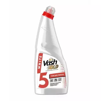 Гель для унитазов Vash Gold с гипохлоритом 750 мл