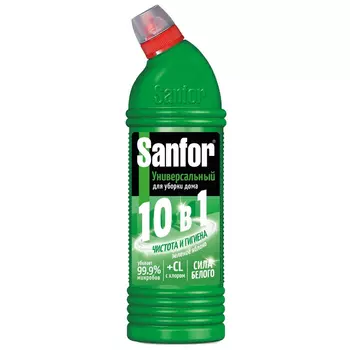 Гель Sanfor Universal зеленое яблоко 10В1 750 мл