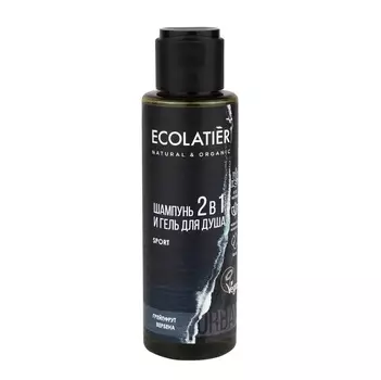 Гель/шампунь для душа мужской Ecolatier грейпфрут & вербена 2в1 100мл