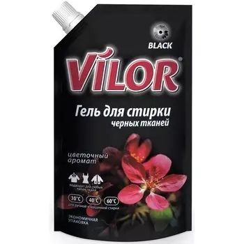 ГельVilor для стирки темных тканей 1 л