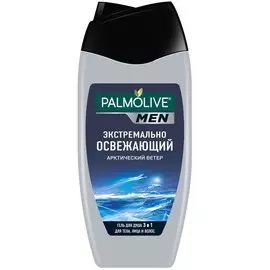 Гель для душа мужской Palmolive MEN Арктический ветер 3 в 1 для тела, волос и лица, 250 мл