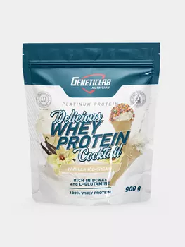 Протеин "Делишес Вэй" Geneticlab Nutrition, со вкусом «Ваниль», 900 г