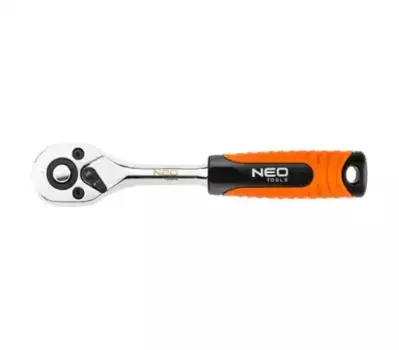 трещотка! 1/4', 150 мм, 45з, храповик CrMo\ 08-504 NEO