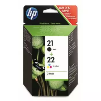 Расходный материал для печати HP SD367AE (21+22) многоцветный/черный