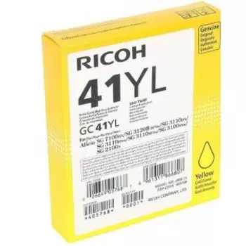 Картридж Ricoh GC 41YL Жёлтый 600 страниц.