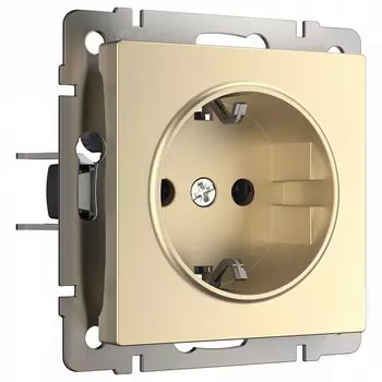 Розетка с заземлением без рамки Werkel W117 8 W1171011