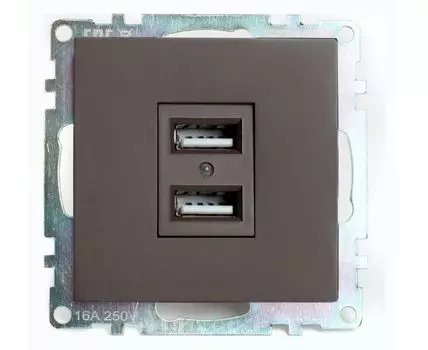 Розетка USB, без рамки Stekker Катрин 49027
