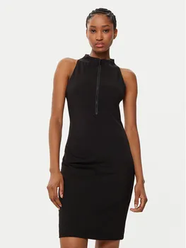 Платье облегающего кроя для повседневной носки XW000091 AF10805 UC001 Armani Exchange, черный