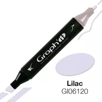 Маркер спиртовой GRAPH'IT двусторонний цв. 6120 лилия