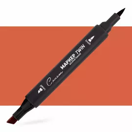Маркер спиртовой Сонет "TWIN Brush" Красный светлый