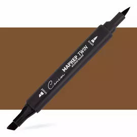 Маркер спиртовой Сонет "TWIN Brush" Умбра натуральная