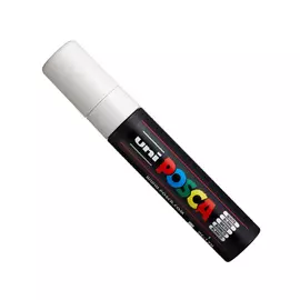 Маркер UNI "POSCA" PC-17K, 15,0 мм, наконечник скошенный, цвет белый