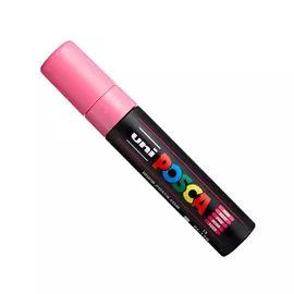 Маркер UNI "POSCA" PC-17K, 15,0 мм, наконечник скошенный, цвет розовый