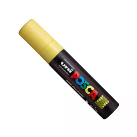 Маркер UNI "POSCA" PC-17K, 15,0 мм, наконечник скошенный, цвет желтый