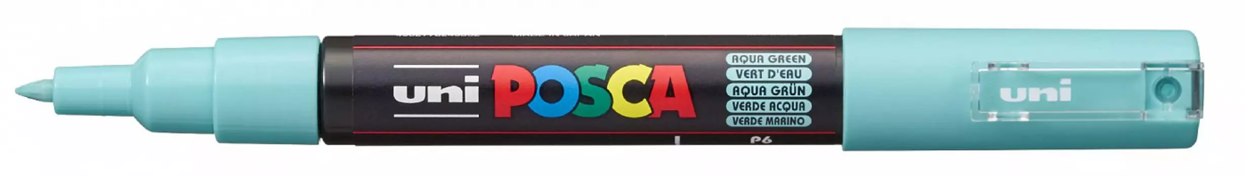 Маркер UNI "POSCA" PC-1M, 0,7 мм, наконечник пулевидный, морская волна