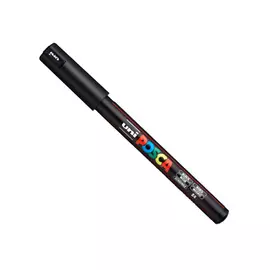 Маркер UNI "POSCA" PC-1MR, 0,7 мм, наконечник игольчатый, цвет черный