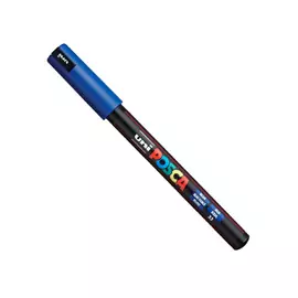 Маркер UNI "POSCA" PC-1MR, 0,7 мм, наконечник игольчатый, цвет синий