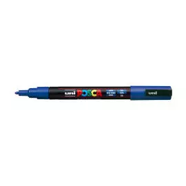 Маркер UNI "POSCA" PC-3M, 0,9-1,3 мм, наконечник пулевидный, №33 цвет синий
