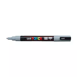 Маркер UNI "POSCA" PC-3M, 0,9-1,3 мм, наконечник пулевидный, №37 цвет серый