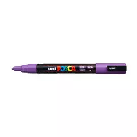 Маркер UNI "POSCA" PC-3M, 0,9-1,3 мм, наконечник пулевидный, №12 цвет фиолетовый