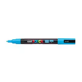 Маркер UNI "POSCA" PC-3M, 0,9-1,3 мм, наконечник пулевидный, №8 цвет голубой