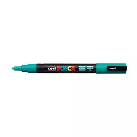 Маркер UNI "POSCA" PC-3M, 0,9-1,3 мм, наконечник пулевидный, №31 цвет изумрудно-зеленый