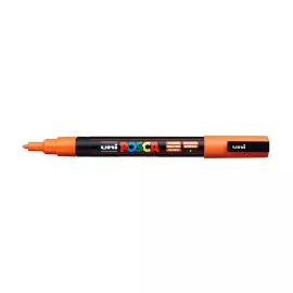 Маркер UNI "POSCA" PC-3M, 0,9-1,3 мм, наконечник пулевидный, №4 цвет оранжевый