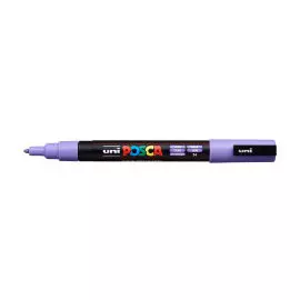 Маркер UNI "POSCA" PC-3M, 0,9-1,3 мм, наконечник пулевидный, №34 цвет сиреневый