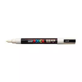 Маркер UNI "POSCA" PC-3M, 0,9-1,3 мм, наконечник пулевидный, №46 цвет слоновая кость