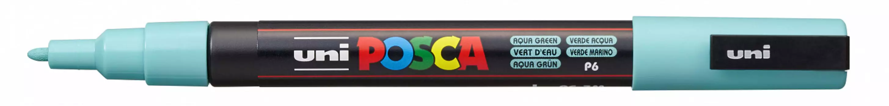 Маркер UNI "POSCA" PC-3M, 0,9-1,3 мм, наконечник пулевидный, морская волна