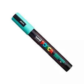 Маркер UNI "POSCA" PC-5M, 1,8-2,5 мм, наконечник пулевидный, цвет морская волна