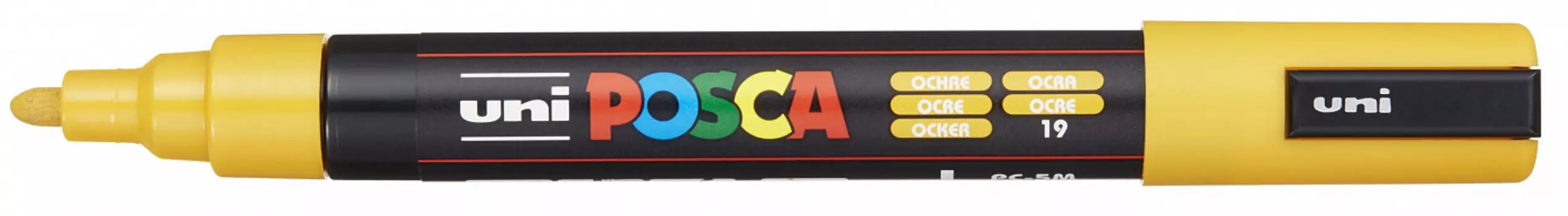 Маркер UNI "POSCA" PC-5M, 1,8-2,5 мм, наконечник пулевидный, цвет охра