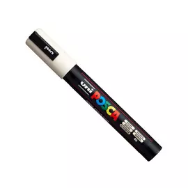 Маркер UNI "POSCA" PC-5M, 1,8-2,5 мм, наконечник пулевидный, цвет слоновая кость