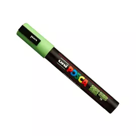 Маркер UNI "POSCA" PC-5M, 1,8-2,5 мм, наконечник пулевидный, цвет зеленое яблоко