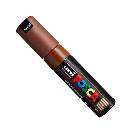 Маркер UNI "POSCA" PC-7M, 4,5-5,5 мм, наконечник пулевидный, цвет коричневый
