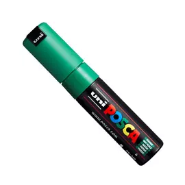 Маркер UNI "POSCA" PC-7M, 4,5-5,5 мм, наконечник пулевидный, цвет зеленый