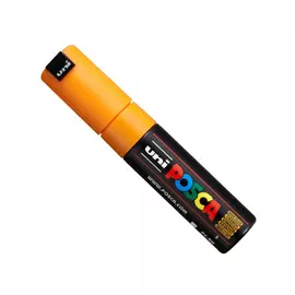 Маркер UNI "POSCA" PC-8K, до 8,0 мм, наконечник скошенный, цвет коралловый