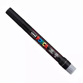 Маркер UNI "POSCA" PCF-350, кисть, цвет черный