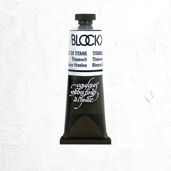 Масло Blockx 60 мл, Белила титановые/Titanium White