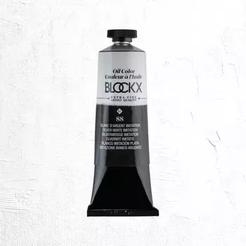 Масло Blockx 60 мл, Белое серебро, имитация