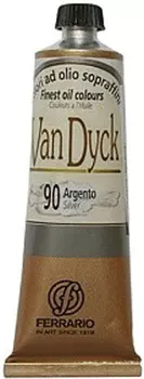 Масло Ferrario "VAN DYCK" 20 мл металлик серебро