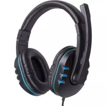 Компьютерная гарнитура Ritmix RH-555M черный/синий