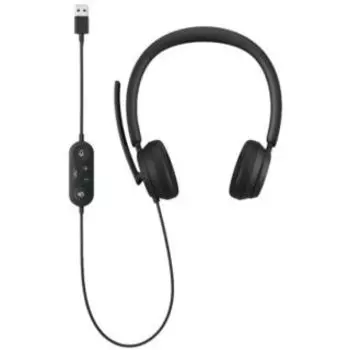 Компьютерная гарнитура Microsoft Modern USB черный (6ID-00021)