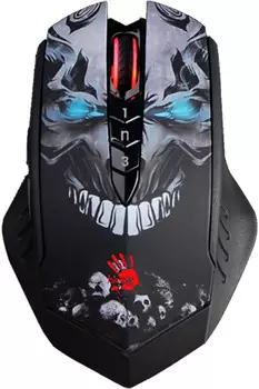 Компьютерная мышь A4Tech Bloody R80 Plus Skull черный/рисунок