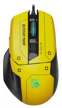 Компьютерная мышь A4Tech Bloody W70 Max Punk желтый/черный