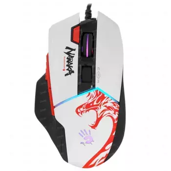 Компьютерная мышь A4Tech Bloody W95 Max Naraka белый/рисунок