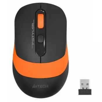 Компьютерная мышь A4Tech Fstyler FG10 черный/оранжевый