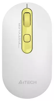 Компьютерная мышь A4Tech Fstyler FG20 Daisy белый/желтый
