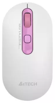 Компьютерная мышь A4Tech Fstyler FG20S Sakura белый/розовый